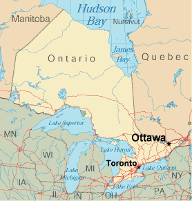 Ontario Map and Travel Guide
