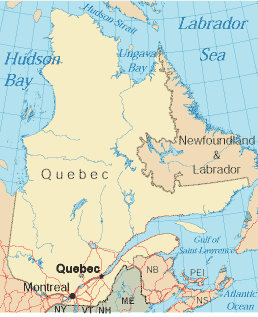 Quebec Map and Travel Guide